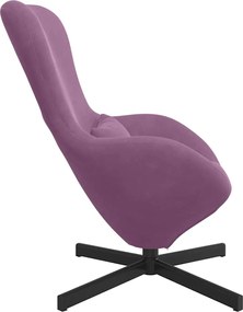 vidaXL Κάθισμα-αυγό Μοβ 63 x 73 x 90 εκ Βελούδο