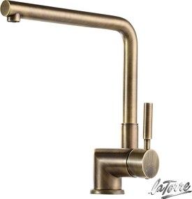 La Torre Tech 12115 Antique Brass - Μπαταρία Κουζίνας Παραθύρου
