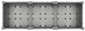 vidaXL Ζαρντινιέρα 120 x 40 x 71 εκ. από Πολυπροπυλένιο