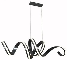 Κρεμαστό Φωτιστικό Οροφής LED 55W Μαύρο Dimmable Uban-120S Sunlight-UBAN-120S-Μαύρο UBAN-120S