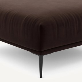 Υποπόδιο XL από βελούδο Oscar, σχεδίασης E.Gallina