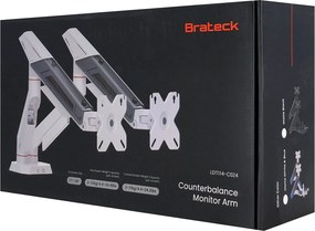 BRATECK βάση γραφείου για 2x οθόνες LDT114-C024, 17-35", έως 12kg