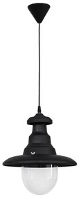 Φωτιστικό Οροφής Μονόφωτο Heronia Pyrofani 26-0024 Black