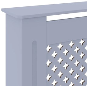 vidaXL Κάλυμμα Καλοριφέρ Γκρι 205 εκ. από MDF