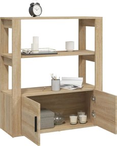 vidaXL Ντουλάπι Sonoma Δρυς 80x30x90 εκ. από Επεξεργασμένο Ξύλο