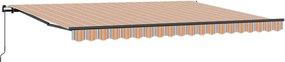 vidaXL Σκηνίτσα Αναδιπλούμενη Πολύχρωμο 450 x 350 εκ
