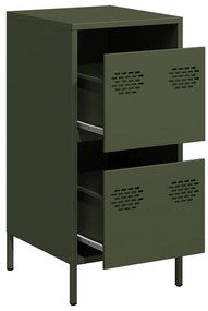 vidaXL Ντουλάπι Λαδί 35x39x73,5 εκ. από Χάλυβα Ψυχρής Έλασης