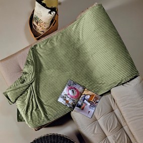 Ριχτάρι Διθέσιου Καναπέ Fleece (180x250) Kentia Versus Sergio 36 Olive