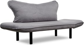 Διθέσιος Καναπές Κρεβάτι Γκρι CHATTO 70x150x75