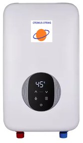 Cronus O'ring C70 Επιτοίχιος Ταχυθερμοσίφωνας Κεντρικός Μονοφασικός 7kW Λευκός