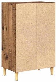 vidaXL Πλαϊνό γραφείο Παλαιό ξύλο 57 x 35 x 89.5 εκ.