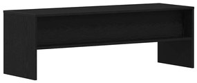 ντουλάπι τηλεόρασης Μαύρη βελανιδιά 120x40x40 cm - Μαύρο