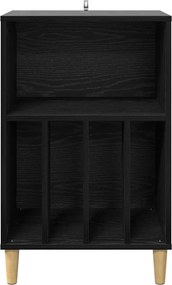 vidaXL Ράφι Πικάπ Μαύρη Δρυς 47 x 39,5 x 74,5 εκ. Επεξεργασμένο Ξύλο