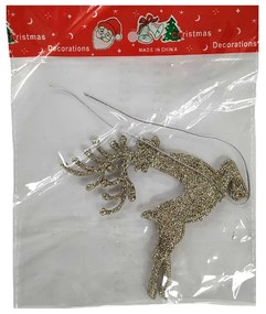 Χριστουγεννιάτικo Στολίδι 13εκ. Ασημί