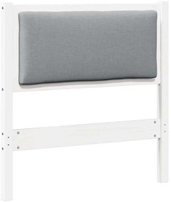 vidaXL Κεφαλάρι Άλλο Λευκό 80 cm Μασίφ ξύλο πεύκου