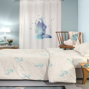 Κουρτίνα Παιδική Soft-Touch Pinto Aqua Saint Clair 160x240 cm 160x240cm Πολυέστερ