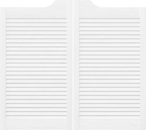 vidaXL Πόρτες Swing 90 x 50 cm Μασίφ Ξύλο Πεύκου Λευκό