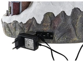 Χριστουγεννιάτικο Στολίδι DKD Home Decor Πόλη Φως LED Ρητίνη PVC (47 x 36 x 34 cm)
