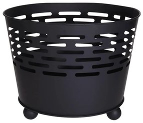 Εστία φωτιάς εξωτερικού χώρου με πόδια στήριξης, 45x35.5cm, Μαύρο