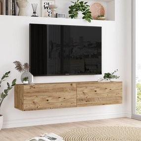 Έπιπλο τηλεόρασης Berkshire πεύκο μοριοσανίδα 140x31x29εκ
