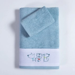 Παιδικές Πετσέτες (Σετ 2τμχ) Nef-Nef Homeware Dog Life 420gsm