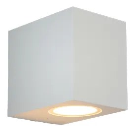 Φωτιστικό τοίχου Norman 1xGU10 Outdoor Up or Down Wall Lamp White D:8cmx7cm (80200424)