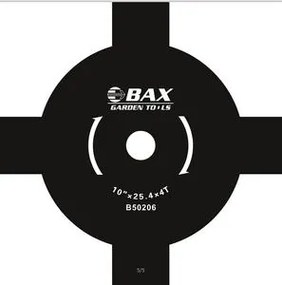 Bax B50206 Δίσκος Θαμνοκοπτικού 255mm 4 Δοντιών