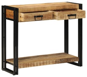 vidaXL Τραπέζι κονσόλας 90x33x75 εκ. Στρατηγικό Μάνγκο