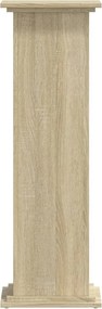 vidaXL Βάσεις Φυτών Sonoma Δρυς 33x33x100εκ. Επεξεργασμένο Ξύλο