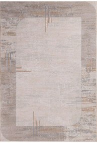 Σετ Χαλιά Κρεβατοκάμαρας 3Τμχ. Mona 447 Beige-Brown Royal Carpet ΣΕΤ (2 67x140 &amp; 67x220) Πολυέστερ