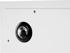 Τραπεζάκι Σαλονιού Ξύλο Μαύρο CABIR 90x90x35