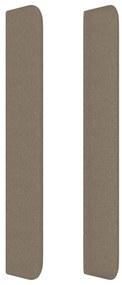 vidaXL Κεφαλάρι με Πτερύγια Taupe 203x16x118/128 εκ. Υφασμάτινο