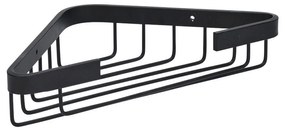 Γωνιακή Ραφιέρα Μπάνιου (25.2x16.7x6.4) Estia Stance Μαύρη 02-28503
