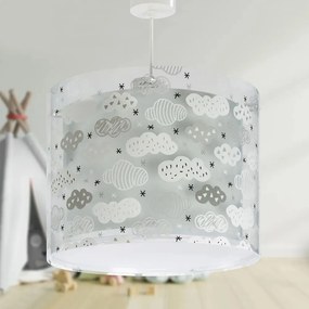 Clouds Gray κρεμαστό παιδικό φωτιστικό (41412E)