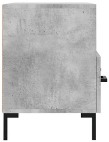vidaXL Έπιπλο Τηλεόρασης Γκρι Σκυροδέματος 80x36x50 εκ. Επεξεργ. Ξύλο