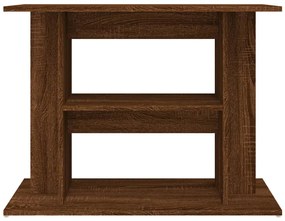 vidaXL Βάση Ενυδρείου Καφέ Δρυς 80x35x60 εκ. από Επεξεργασμένο Ξύλο