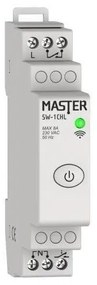 Smart Διακόπτης Ράγας 1 Channel 230 VAC/8A Wi-Fi SW-1CHL Master Electric 00-SW-1CHL