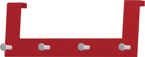 Κρεμάστρα Πόρτας 4 Θέσεων Grekon 304 Red