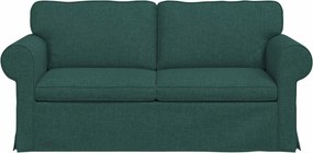 vidaXL Καναπές Σκούρο Πράσινο