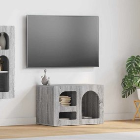 vidaXL Ντουλάπι TV ELST 60 x 35 x 40 εκ. Γκρίζο Σονομα