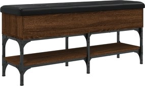 vidaXL Παπουτσοθήκη Καφέ Δρυς 102x32x45 εκ. από Επεξεργασμένο Ξύλο