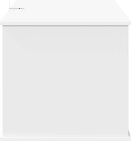 vidaXL Σπίτι Γάτας Λευκό 85 x 55 x 50 εκ. Επεξεργασμένο ξύλο