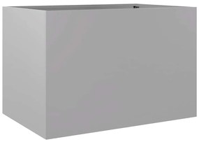 vidaXL Ζαρντινιέρα Ασημί 62x40x39 εκ. από Γαλβανισμένο Χάλυβα