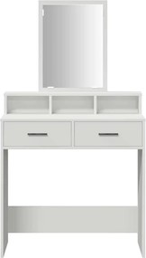 vidaXL Τραπέζι περιποίησης Λευκό 79 x 41 x 140 εκ. Επεξεργασμένο Ξύλο