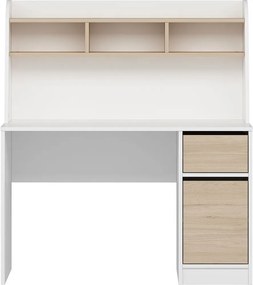 Γραφείο Λευκό / Καρυδί LAFLO 120x60x135