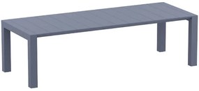 ΕΠΕΚΤ.ΤΡΑΠΕΖΙ ΠΟΛ/ΝΙΟΥ VEGAS 100X260/300εκ. DARK GREY
