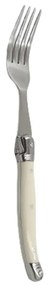 Πιρούνι Φαγητού Bianca 03950 White-Silver Dinox Stainless Steel