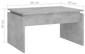 ΤΡΑΠΕΖΑΚΙ ΣΑΛΟΝΙΟΥ ΓΚΡΙ ΣΚΥΡ. 68 X 50 X 38 ΕΚ. ΑΠΟ ΜΟΡΙΟΣΑΝΙΔΑ 808336