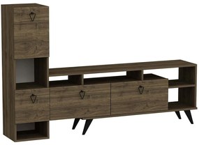 Σύνθεση Τηλεόρασης Emmy 505CRL1928 184,8x35x120cm Walnut