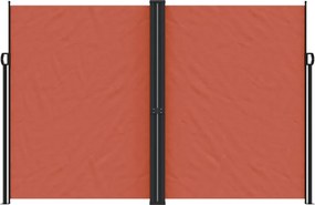 vidaXL Σκίαστρο Πλαϊνό Συρόμενο Τερακότα 220 x 1000 εκ.